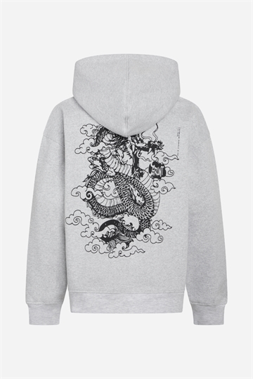 Grunt Nok Hood Sweat - Snow Melange